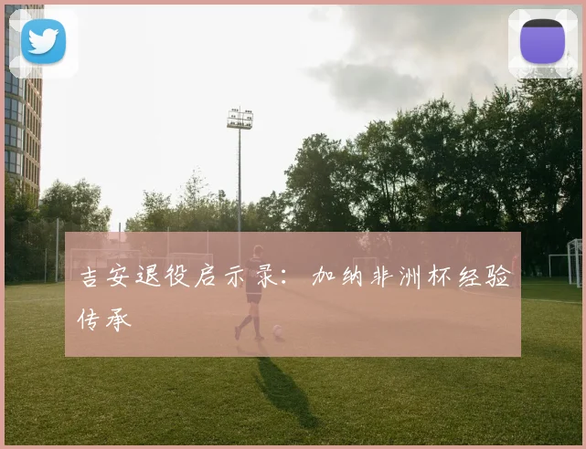 吉安退役启示录：加纳非洲杯经验传承